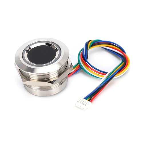 Biometrischer Fingerabdruck-Sensor mit LED-Ring, Kapazitiver Speicher für 200 Fingerabdrücke, Zweifarbige Statusanzeige für Zugangskontrolle und Sicherheitssysteme