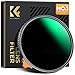 K&F CONCEPT Nano-Xcel ND Filtro Variable ND2-ND400 (1-9 Stop) 67mm Filtro de Densidad Neutra Variable de Vidrio Óptico con 28 Capas Revestimiento Nano con Estuche de Filtro