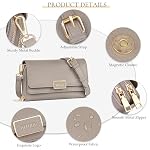 Handtasche Damen Klein, BITUOR Kleine Handy Umhängetasche, PU Leder Handytasche, Mini Crossbody Bag mit Kartenschlitz, Fraun Schultertasche Elegant mit Verstellbar Schultergurt für Party Freizeit Date – Bild 5