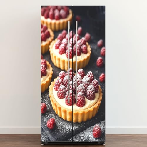 Kanworse Raspberry Tarts Fridge Wrap