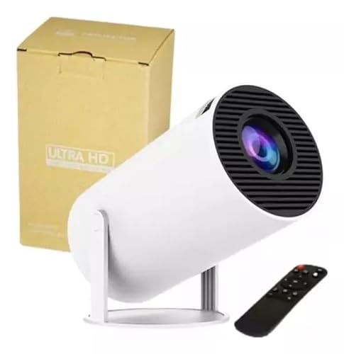 Projetor de Imagem Portátil HY400 - Full HD 4K 1080P, Wi-Fi Dual Band, Espelhamento de Tela, HDMI, B