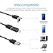 USB Endoscope, DEPSTECH 2 in 1 Semi-Rigid Borescope Inspection Camera 2.0MP CMOS HD Waterproof Snake Camera with 6 Adjustable Led for Android, Windows & OS Computer- 16.4 ft(5M)