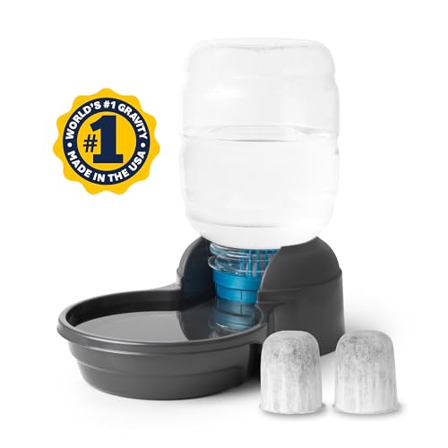 Petmate® Replendish® Automatic Dog Water Dispenser Gravity Pet Waterer with Microban Antimicrobial Protection, 100% BPA Free - 2.5 Gallon, Wide Mouth Bowl, with 2 Extra Filters by Petmate - Image 7
