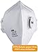 Produktbild Uvex 8753 silv-Air Classic Atemschutzmaske 3310 - Gefaltete Atemmaske Staubmaske FFP3 mit Ventil - Mundschutz Maske im 3erPack