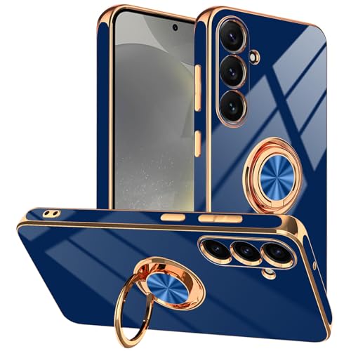 Coque Samsung S24 avec anneau de support magnétique idéal pour vos trajets en voiture