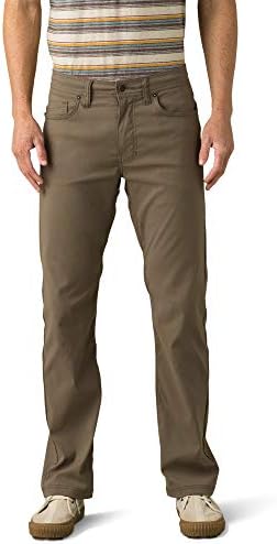 prAna Men's Standard Brion Pant, Mud, 28W x 34L