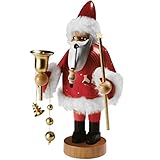 KWO Red Santa German Christmas Incense Smoker Handcrafted in Erzgebirge Germany