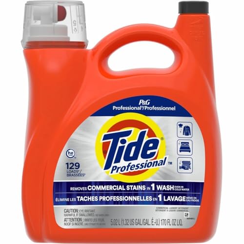 Tide Professional Commercial Liquid Laundry Detergent 129 loads 170 Fl oz