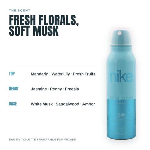Buy Nike Up or Down Deodorant for Women - Confidence-Boosting Fragrance - Pack of 2 (200ml each) Online at Low Prices in India - Amazon.in - Image 4