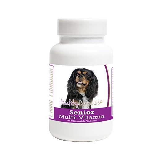 Healthy Breeds Cavalier King Charles Spaniel Senior Dog Multivitamin Tablets 60 Count