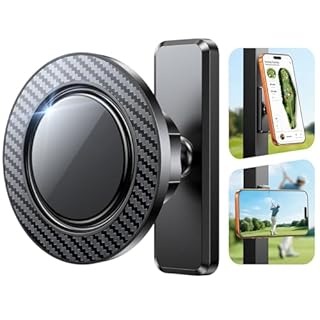 Dawinga Magnetic Golf Cart Phone Holder Mount, Strong Magnet Compatible with MagSafe iPhone and Android, Golf Gifts for Men Women Golfers Dad Husband, Golf Cart Accessories Fits EZGO Club Car Yamaha