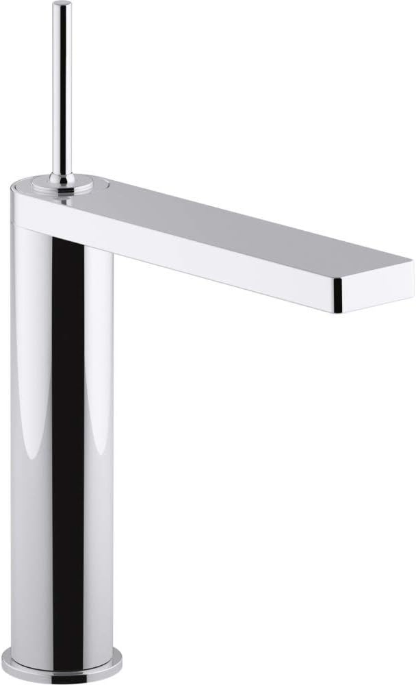Kohler K-73053-4 Composed 1.2 GPM Tall Hole Bathroom Faucet with Single J, Polished Chrome