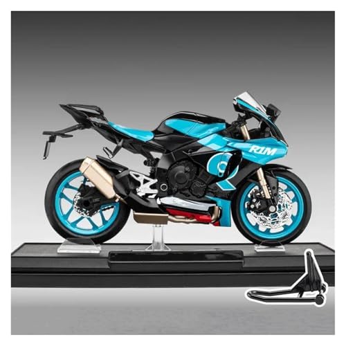 �~�j�`���A�o�C�N ���f�� 1:12 ���}�n�p YZF R1M YZFR1M YZF-R1M �o�C�N�͌^ ������ �f�B�X�v���C�s�[�X(Sky Blue)