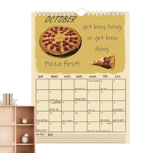 Kalender 2026 | 12 månaders rolig kalender – Daglig dagbok för arbete skola och familjeplanering med januari till december 2026