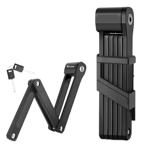 Bicycle Folding 2 Keys 87cm High Security Alloy Steel For MTB Road Bike E-Bike Anti-Theft Foldable Lock