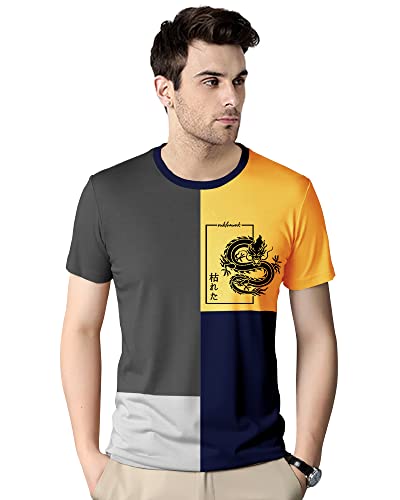 Image of Noble Monk Men's Round Neck Half Sleeves T-Shirt