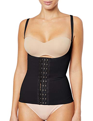 Plié Control, Colete Modelador Feminino, Preto, GG