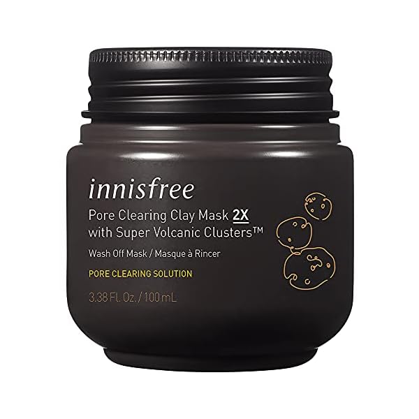 innisfree Pore Clearing Clay Mask 2X Super Volcanic Clusters Face