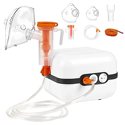 Nebulizer Machine for Adults Portable Breathing Nebulizer Machine with A Set of Accessories Desktop Nebulizer Low Noise Steam Inhaler