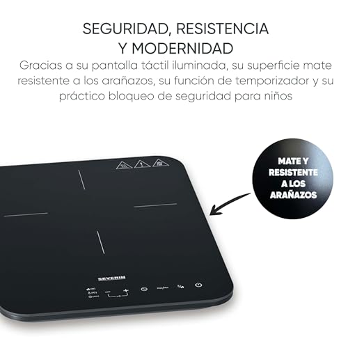 Diseño moderno y elegante de la placa SEVERIN.