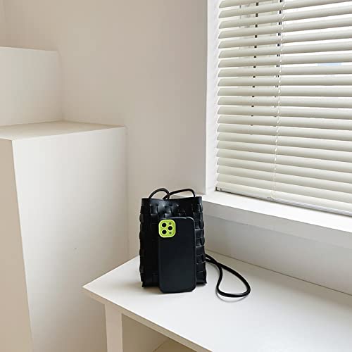 Woven Small Crossbody Bags Cell Phone Purse for Women Teen Girls Small Shoulder Phone Bag3