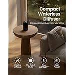 Waterless Essential Oil Diffuser, Portable Aromatherapy Diffuser with 20mL Capacity, Battery Operated Mini Scent Diffuser,3 Mist Levels & Timers, Leak-Free, for Home, Car, Office (Black) - Image 2