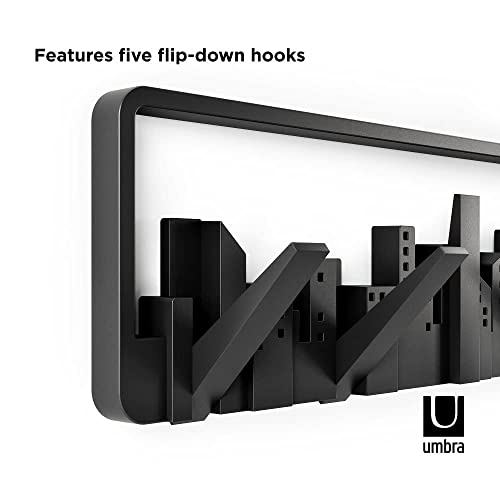 Umbra Metal 318190-040 Skyline Wall-Mount Multi-Hook, Black #TOP3