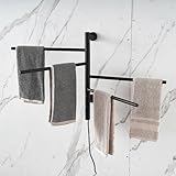 Largement utilisé : le sèche-serviettes mural au design moderne vous permet d'économiser de l'espace et s'adapte à votre décoration. Il peut être utilisé dans une salle de bain, un salon, une chambre, un hôtel, etc.