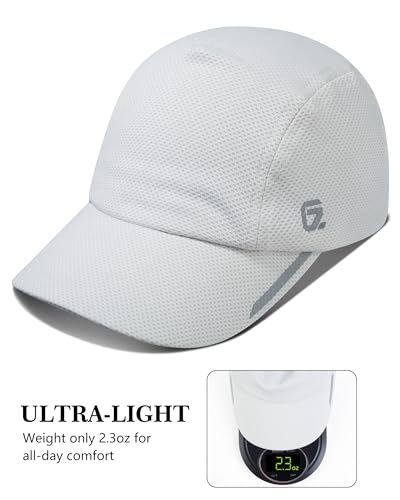 Image of GADIEMKENSD Running Hat Performance Mesh Hat, Excellent Ventilation, Lightweight, Reflective Design, Anti-Glare