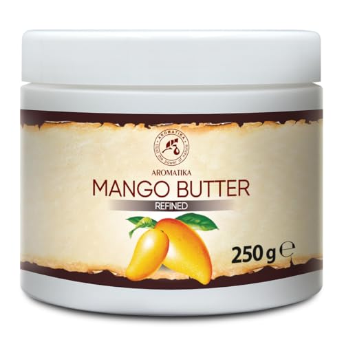 Manteca de Mango 250g - Puro & Natural - Mangifera Indica - Hidratante Corporal - Aceite para Cabello - Piel - Uñas - Labios - Cuidado Facial