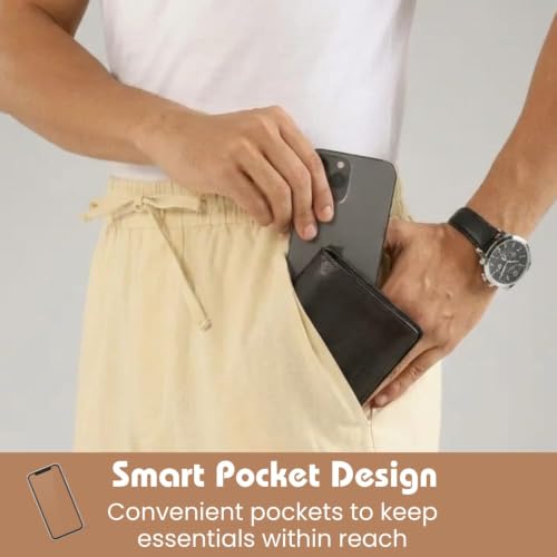 DIGITAL SHOPEE Men Beige Pants - Image 5
