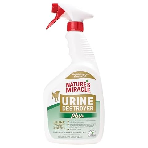 Nature's Miracle Urine Destroyer Plu for Dogs, Enzymatic Formula for Severe Dog Urine Stains, 32 fl oz Cover
