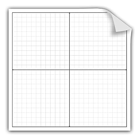 Geyer Instructional Products 181300 Coordinate Plane Easy Cling Graph Cover