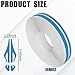 Pvotawp 2PCS Pin Striping Tape for Cars, 32Ft Car Vinyl Blue Pinstriping Tape Stripe Decal Car Waistline Body Side Striping Tape Emblems Trim for DIY Car Motorcycle Door Instrument Racing(Blue)