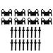 SBC 3/8 Rocker Arm Studs & Guide Plate Kit Compatible with Chevrolet Suburban Impala Trailblazer Silverado 1500 2500 Tahoe Camaro GMC Yukon XL Envoy Sierra 1500 Buick Pontiac Hummer