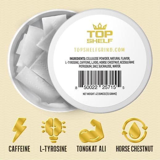 Miniatura 2 de Top Shelf King Dip, bolsas de cafeína de energía nootrópica para rendimiento alfa, enfoque y suplemento neuro cerebral  Alternativa de bolsa de café