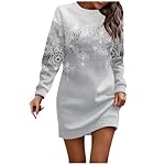 Womens-Dresses-2023-Long-Sleeve-Dress-Casual-Christmas-Printed-Pullover-Hip-Pack-Dress-Sweater-Autumn-S-3XL