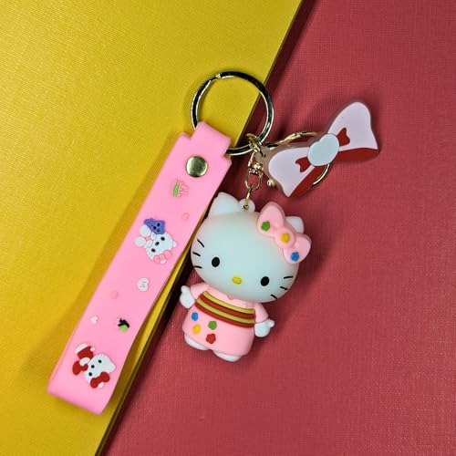 Image of OTTAVO Cute Cartoon 3D Silicone High -Quality PVC Material Keychain, Suitable for Boys and Girls - Pack of 1.