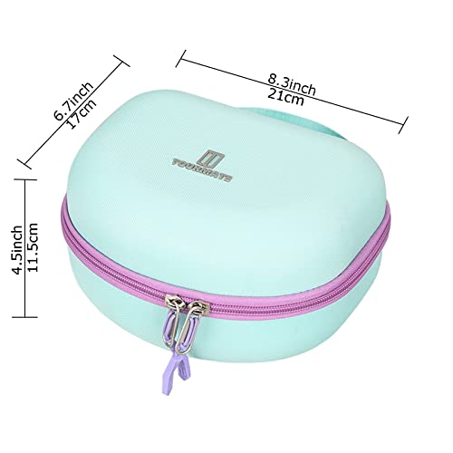 Image of Tourmate Hard Travel Case for Riwbox CT-7 / CT-7S Cat Ear LED Light Kids Wireless Headphones, Protective Carrying Storage Bag