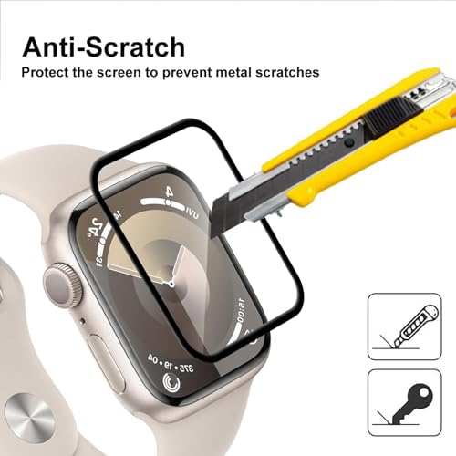 KZIOACSH Screen Protector for Apple Watch Series 9 41mm - Image 3