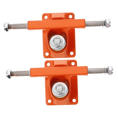 Toddmomy Skateboard Bridge Accessories 2pcs 3.25 Inch Orange Sturdy Metal Constructi