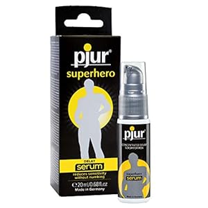 pjur superhero Delay Serum – Vertragingsgel voor mannen – vermindert de gevoeligheid van de penis zonder te verdoven (20ml)