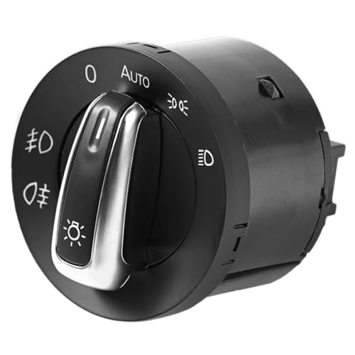 Interruptor de lámpara antiniebla cromado premium para Golf 6 y Eos 2
