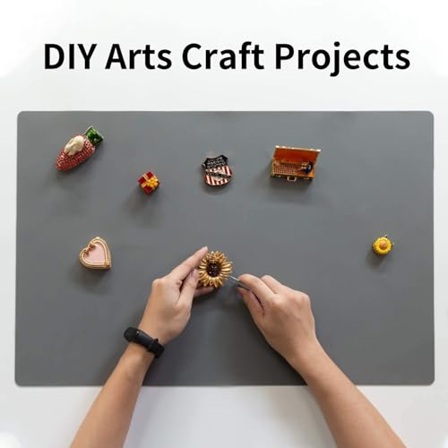 image for QPIX DIGITAL Extra Large Silicone Table Mat, Genuine Food-Grade Silico