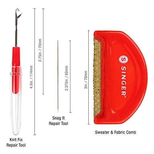 SINGER Wardrobe Repair Essentials Knit Fix, red