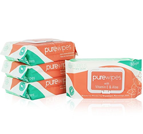 Natural Baby Wipes Sensitive - Unscented Baby Wipes for Adults & Babies. (2 Pack {140 Wipes})