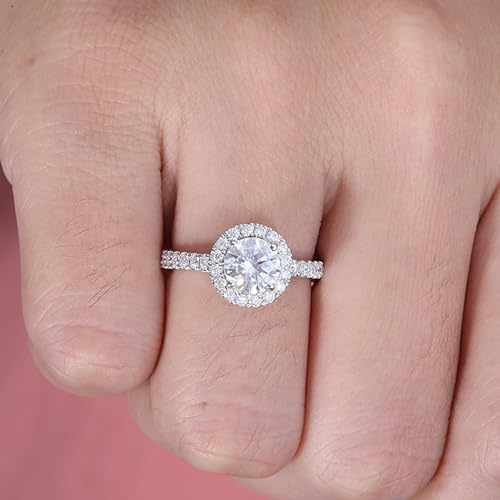 Ficha técnica Skcess Anillo de oro blanco de 14 K 18 K Eternity Anillo Promise elegante anillo con 4 dientes para mujer 16 Metal precioso Diamante sintético - Fernando Cortés