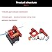 Bigtreetech Upgrade Dual Gear Extruder, Double Gear MK8 Extruder 3D Printer Dual Driver Stock Feeder All Metal 1.75mm Filament Extruder Kit for CR-10S Pro/CR-10/ Ender 3 V2/Ender 3/Ender 3 Pro Series