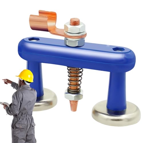 Sucritude Pinza De Tierra Para Soldador | Pinza De Sujeción Magnética Para Estabilidad - Herramienta de Sujeción Ajustable de Alta Resistencia para Proyectos de Construcción, Manualidades y Reparación