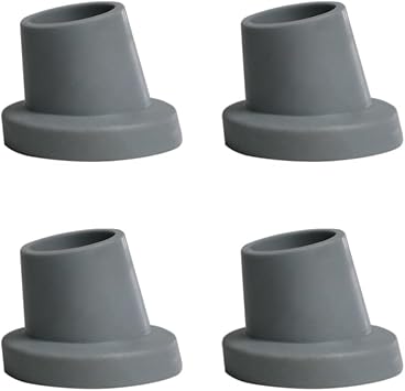 4 Pack Replacement Feet for Shower Chair Bath Seat, 1-1/8" Slope Rubber Tips, Tub Transfer Benches Rubber Suction Cup Feet, Non Slip Shower Bench for Stools,Benches,Seats, Bath Chair